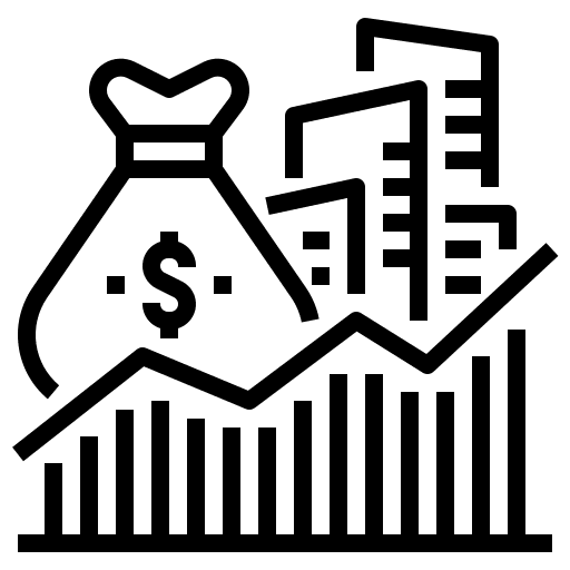 Investment profit growth investment icon