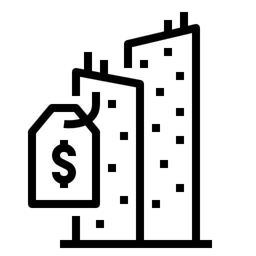 Presale purchase sale property icon