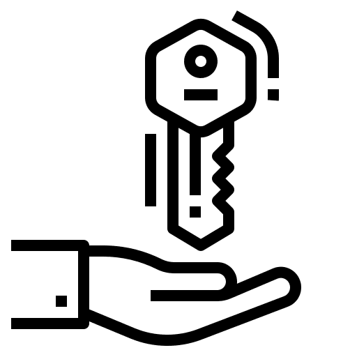 Tenant rent business real estate icon