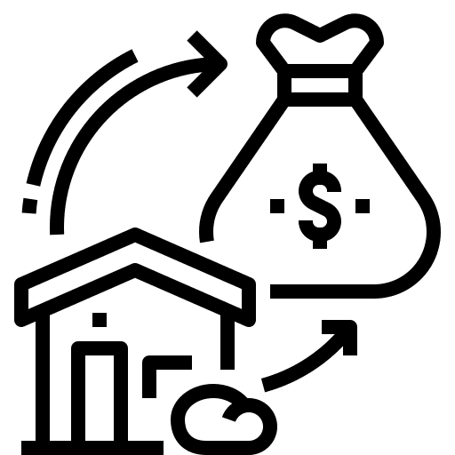 Exchange exchange real estate property icon