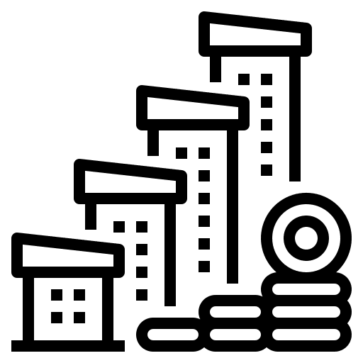 Growth real estate growth profit icon