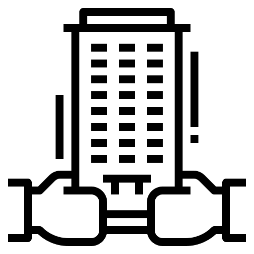 Shareholder business partnership property icon