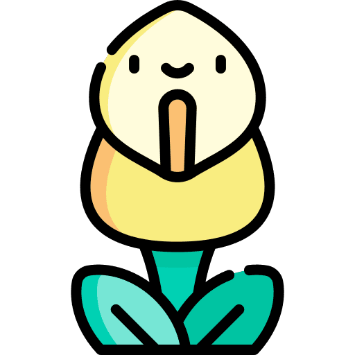 Flower nature botanical petals icon