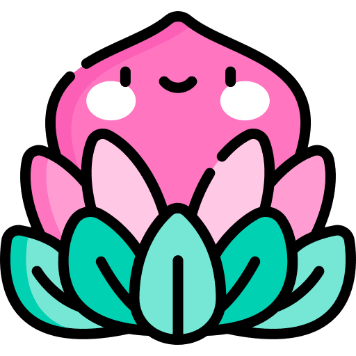 Flower petals blossom botanical icon