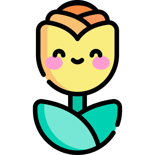 Flower botanical petals flower icon