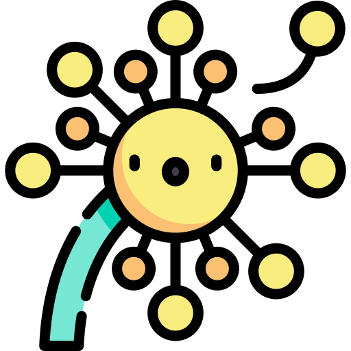 Flower petals botanical blossom icon