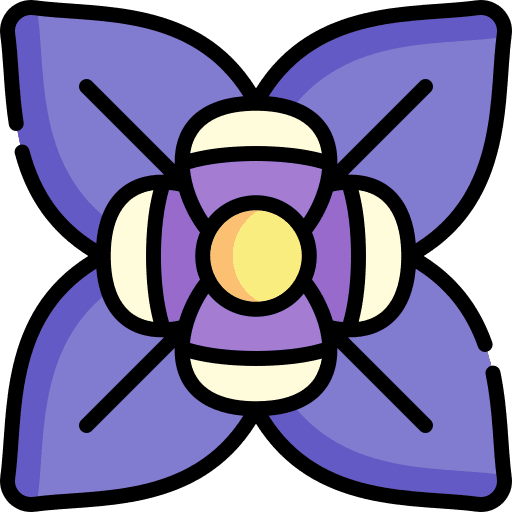 Flower flower petals botanical icon