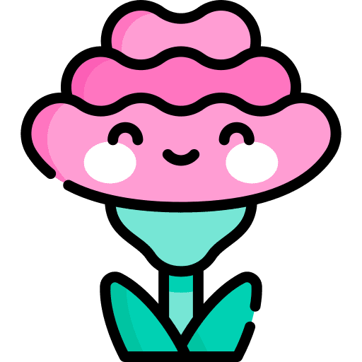 Flower nature petals botanical icon