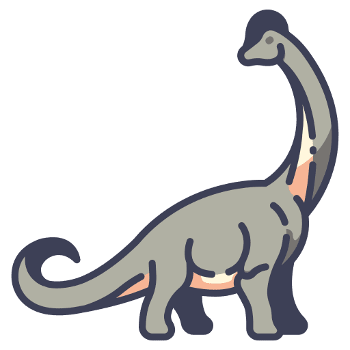 Brachiosaurus wild brachiosaurus dinosaur icon