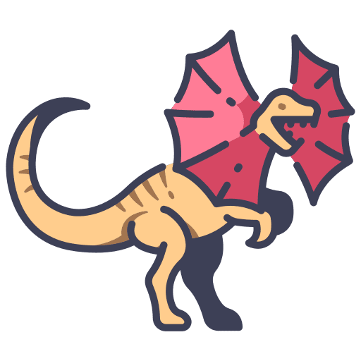 Dilophosaurus animal animals ancient icon