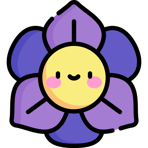 Flower petals blossom flower icon