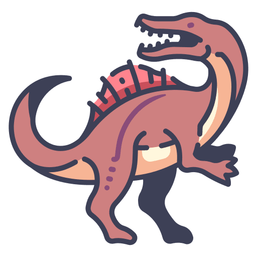 Spinosaurus animal jurassic animals icon