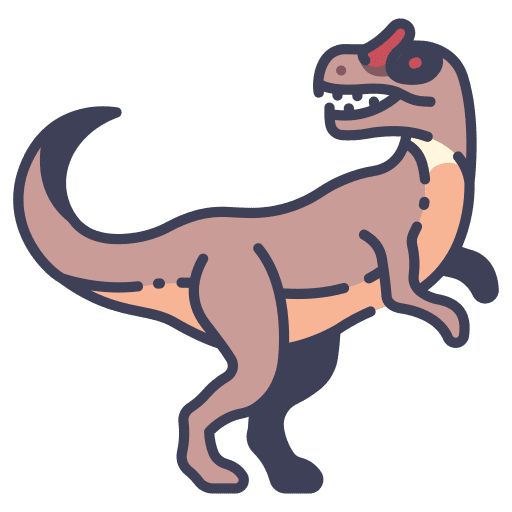 Allosaurus animal animals dinosaur icon