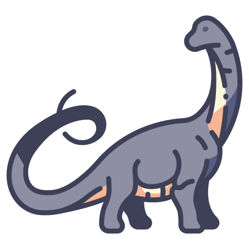 Apatosaurus animals dinosaur ancient icon