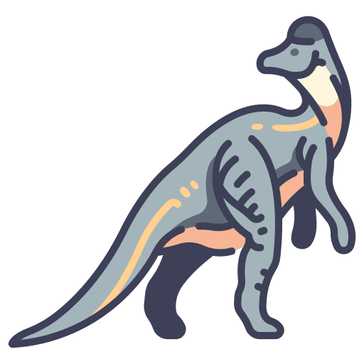 Corythosaurus wild animals jurassic icon