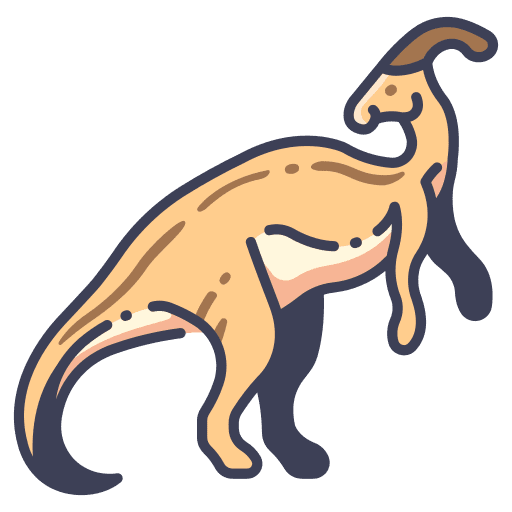 Parasaurolophus animals wild animal icon