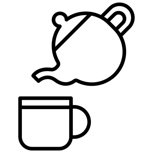 Teapot tea hot drink teapot icon