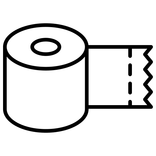 Tissue roll miscellaneous toilet toilet roll icon