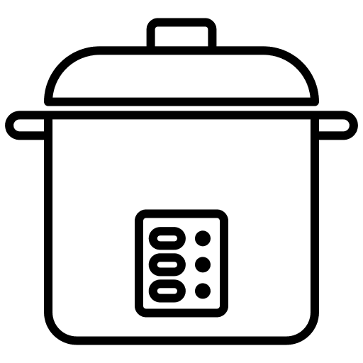 Rice cooker cooker furniture and household home appliance icon