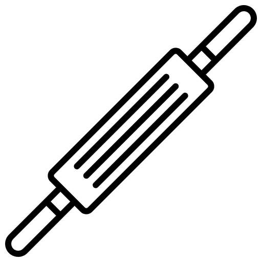 Roller kitchen utensils food kitchen tools icon