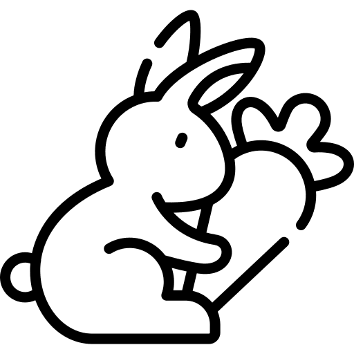 Easter bunny events birthday and party easter bunny icon