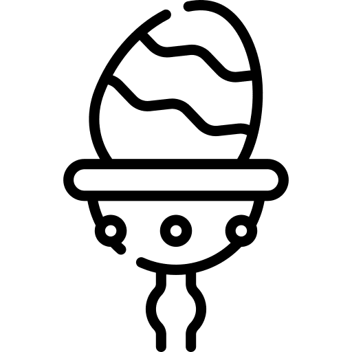 Easter egg trophy prize easter egg icon