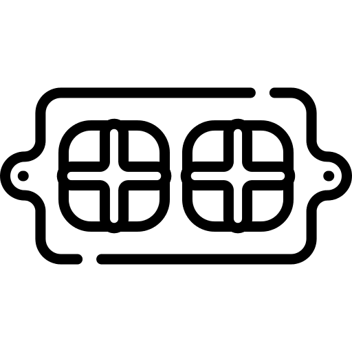 Hot cross buns hot icon