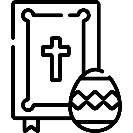 Bible season easter happy easter icon