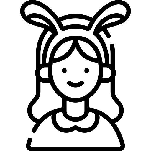 Bunny accessory hairband ear icon