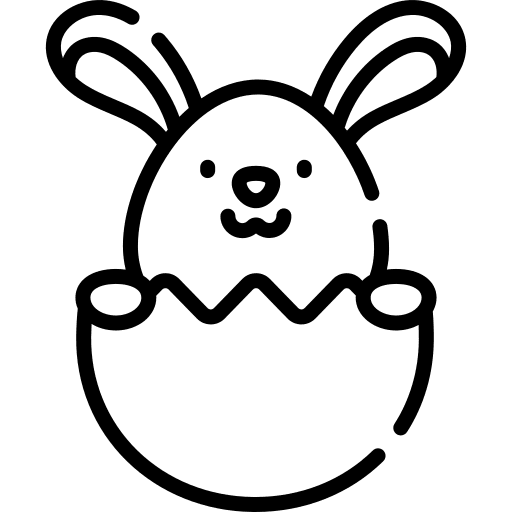 Hatch egg birthday and party garden icon