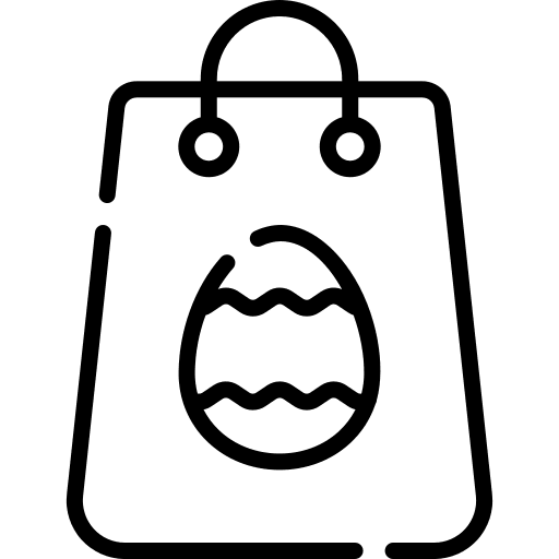 Shopping bag bag birthday and party celebration icon