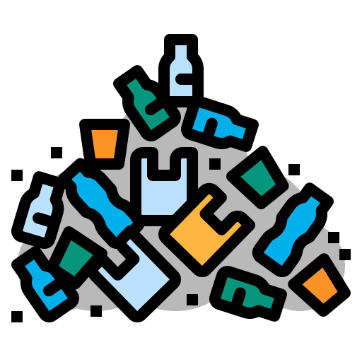 Garbage plastic glass plastic plastic bottle icon
