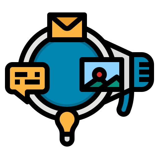 Campaign business and finance advertisement loud speaker icon