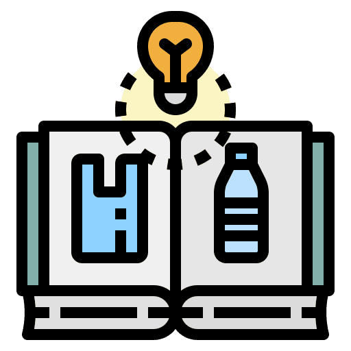 Knowledge ecology and environment knowledge learning icon
