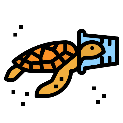 Turtle turtle ecology and environment waste icon