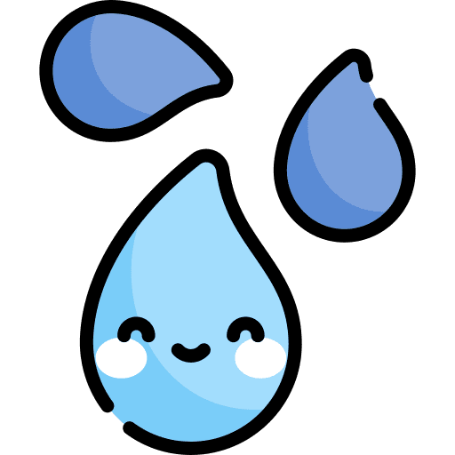 Water drop rain water icon