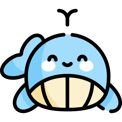 Whale sea life aquarium whale icon