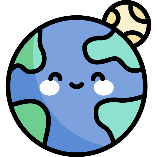 Earth planet earth earth moon icon