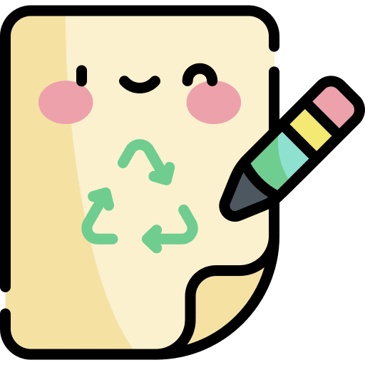 Recycled paper paper ecology and environment recycled paper icon