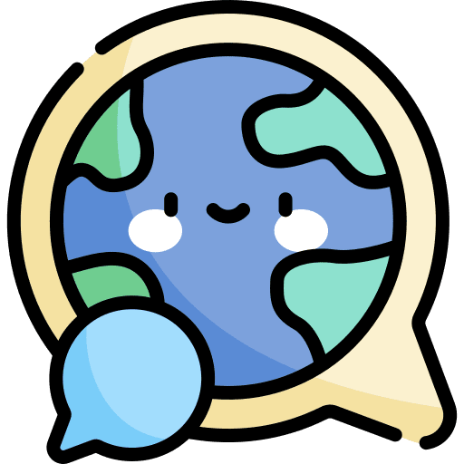 Chat ecologism chat speech bubble icon