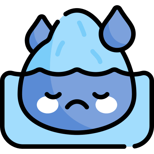 Melting glacier polar ice icon