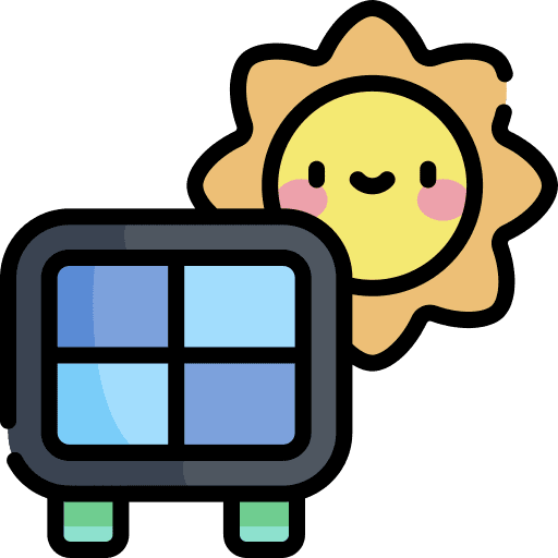 Solar panel solar system sustainability solar panel icon