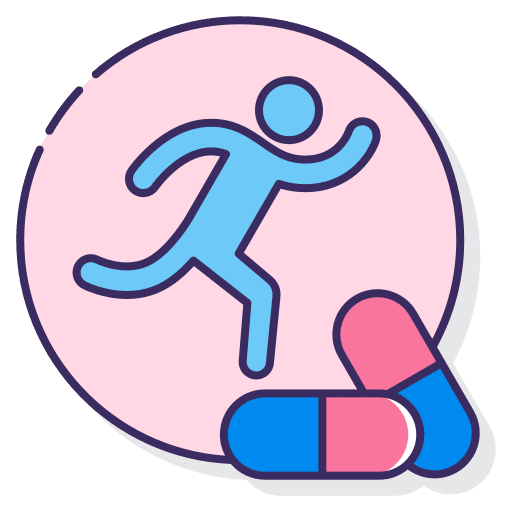 Medicine pharmacy sports and competition drugs icon