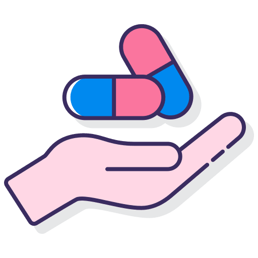 Pills healthcare and medical remedy medicine icon
