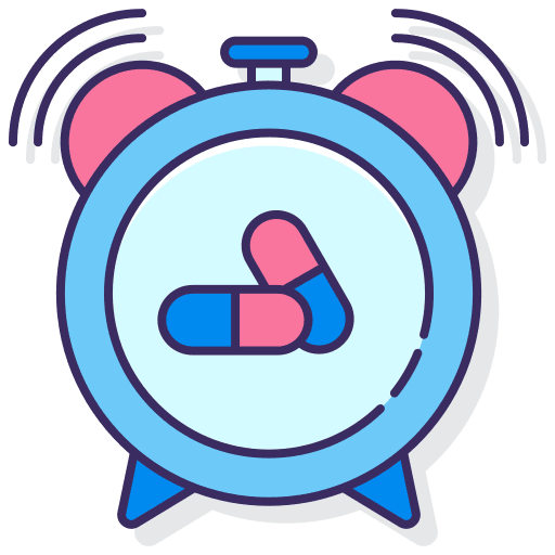 Reminder bell pill ring icon