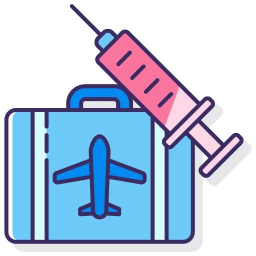 Vaccination syringe vaccine immunization icon