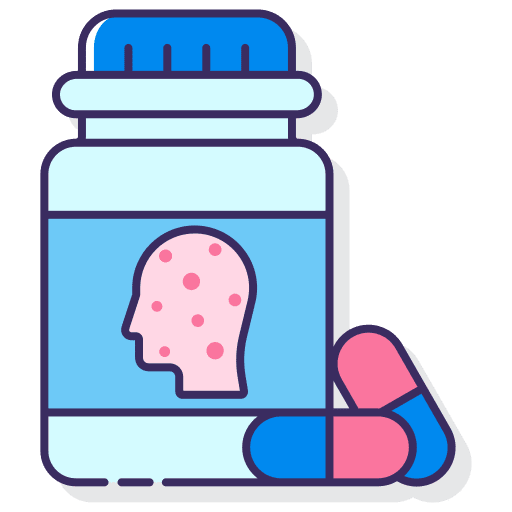 Medication drug allergy reaction allergy icon