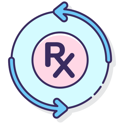 Prescription pharmacy prescription rx icon