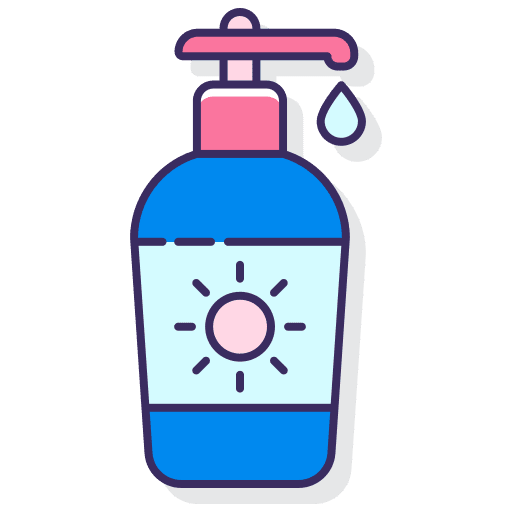 Sunscreen sunscreen skincare sunbathing icon