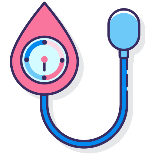 Blood pressure blood pressure gauge blood pressure healthcare and medical icon